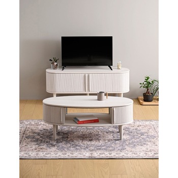 テレビ台 テレビボード 引き戸 蛇腹 YAMAZEN(山善)