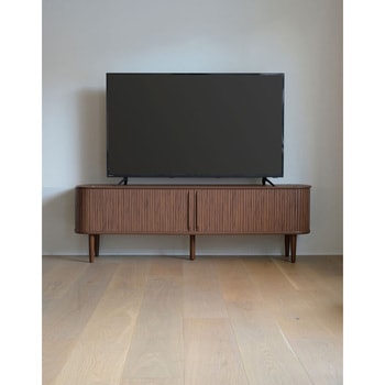 テレビ台 テレビボード 引き戸 蛇腹 YAMAZEN(山善)