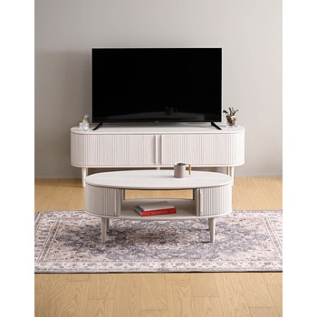 テレビ台 テレビボード 引き戸 蛇腹 YAMAZEN(山善)