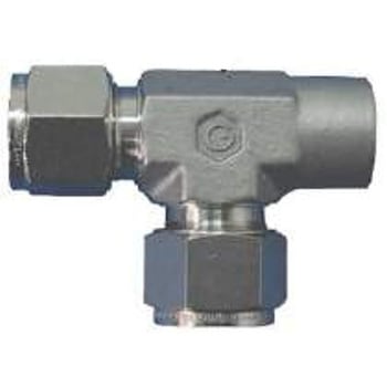 SUS316Lステンレス製 ダブルフェルール式チューブ継手 サービス圧力計 チーズユニオン - 群協製作所