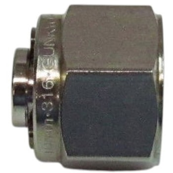 SUS316Lステンレス製 ダブルフェルール式チューブ継手 プラグ 群協製作所