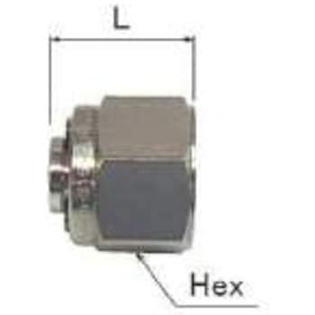 SUS316Lステンレス製 ダブルフェルール式チューブ継手 プラグ 群協製作所