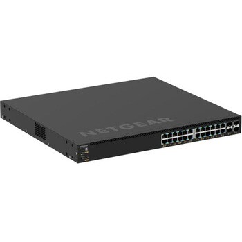 GSM4328-100AJS PoE+対応 (648W-720W) 1Gポート×24 10G SFP+スロット×4