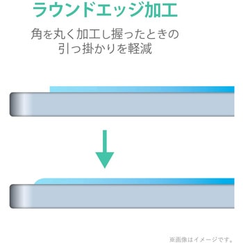 iPad Air 10.9インチ 第5/4世代 (2022/2020年) iPad Pro 11インチ 第3/2/1世代 (2021/2020/2018年) ガラスフィルム 0.33mm ブルーライトカット 指紋防止 エレコム