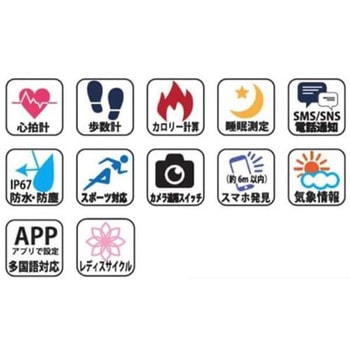 スマートウォッチHSシリーズファッションタイプ ゴールド アリアス
