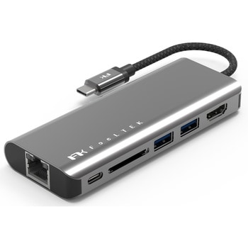 USB-C 6in1ハブ ポータブル Feeltek