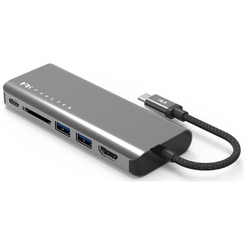 USB-C 6in1ハブ ポータブル Feeltek
