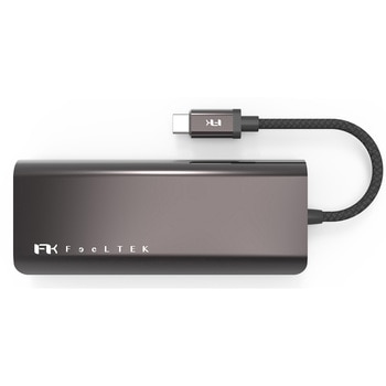 USB-C 6in1ハブ ポータブル Feeltek