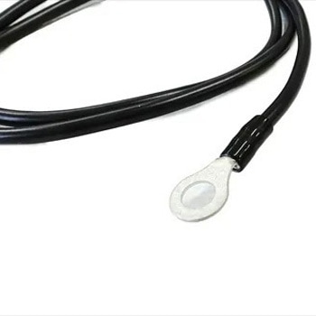 5.5SQ丸型端子付きバッテリーケーブル 1m マリンテック