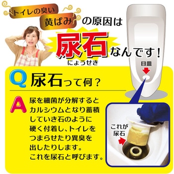 洋式便器の表面用尿石落とし 高森コーキ