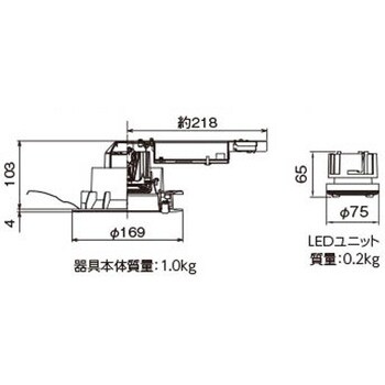 LEKD252015LY-LD9 2500ユニット交換形DLセンサ付 1個 東芝ライテック