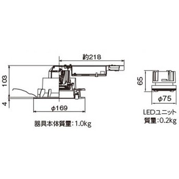 2500ユニット交換形DLセンサ付 東芝ライテック