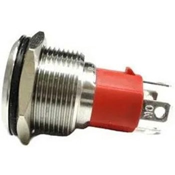 LED防水プッシュスイッチ 13A モーメンタリー式 黄色 - マリンテック