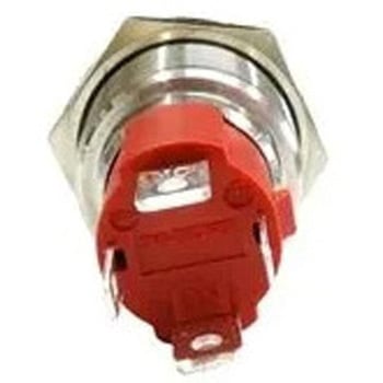 LED防水プッシュスイッチ 13A モーメンタリー式 赤色 - マリンテック