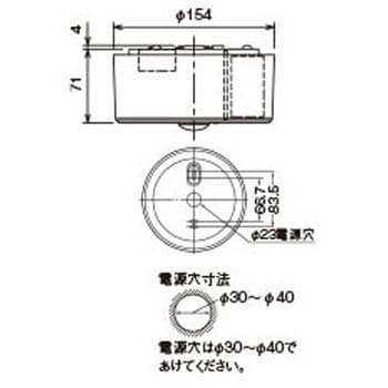 LED非常灯 東芝ライテック 天井直付型非常灯 【通販モノタロウ】