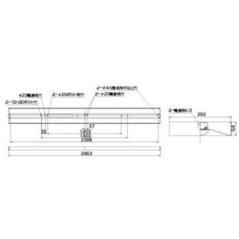 LEKT825104HWW-LD2 TENQOO直付110形箱形調光 1個 東芝ライテック