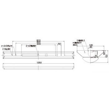 TENQOO直付40形W120 東芝ライテック