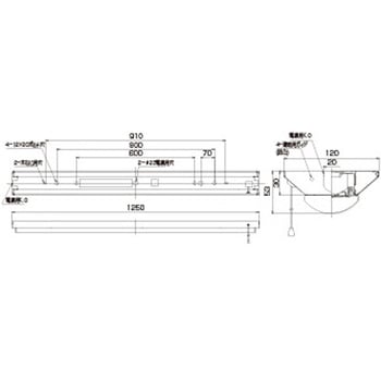 TENQOO直付40形W120P付 東芝ライテック