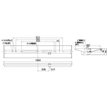 TENQOO直付40形W230センサ 東芝ライテック