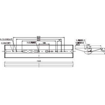 LEKT423404HJWW-LS9 TENQOO直付40形W230連結用 1個 東芝ライテック