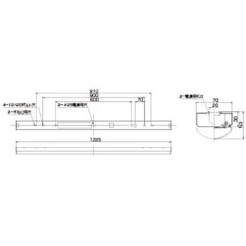 TENQOO直付40形W70 東芝ライテック