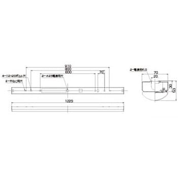 LEKT407694HW-LS9 TENQOO直付40形W70 1個 東芝ライテック 【通販サイト