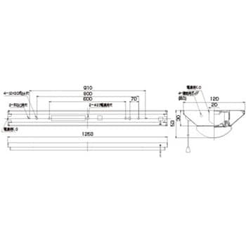 LEKT412253PD-LS9 TENQOO直付40形プルスイッチ付き 1個 東芝ライテック