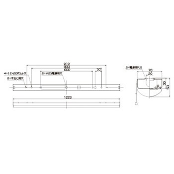 TENQOO直付40形プルスイッチ付き 東芝ライテック
