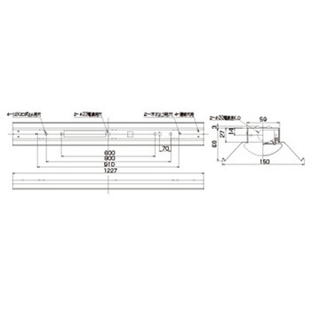 TENQOO直付40形反射笠 東芝ライテック