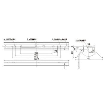 LEKT415253PD-LS9 TENQOO直付40形反射笠 1個 東芝ライテック 【通販