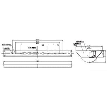 LEKT412694HJN-LD9 TENQOO直付W120調光 連結用 1個 東芝ライテック