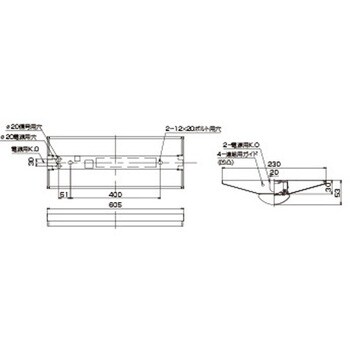 TENQOO直付W230調光連結用 東芝ライテック 一体型LED(逆富士) 【通販