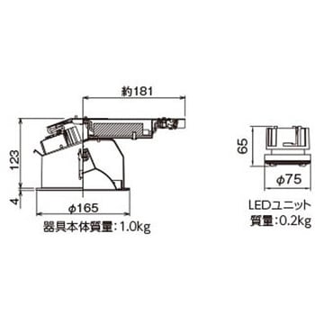 ユニット交換形DLウォールW 東芝ライテック