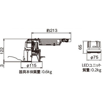 ユニット交換形DLグレアレス 東芝ライテック