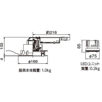 ユニット交換形DLセンサ付 東芝ライテック