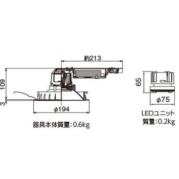 LEKD202016W-LD9 ユニット交換形DL一般形 1個 東芝ライテック 【通販