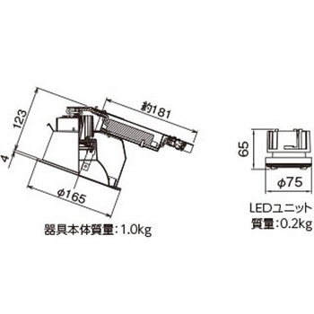 ユニット交換形DL傾斜天井 東芝ライテック