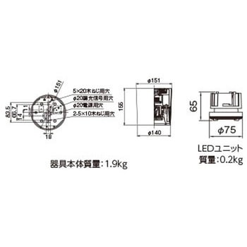 ユニット交換形DL直付CL 東芝ライテック