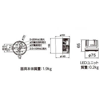 ユニット交換形DL直付CL 東芝ライテック
