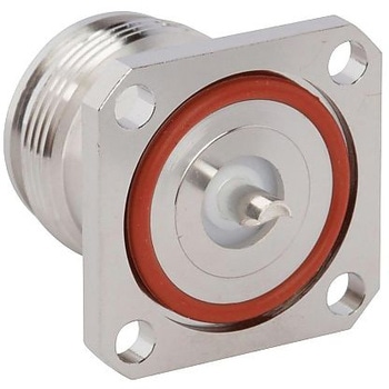 RF 同軸 4.3/10 ジャック 50 Ω フランジ AMPHENOL