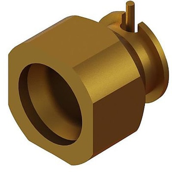 RF 同軸 SMPM プラグ 50 Ω PCB AMPHENOL