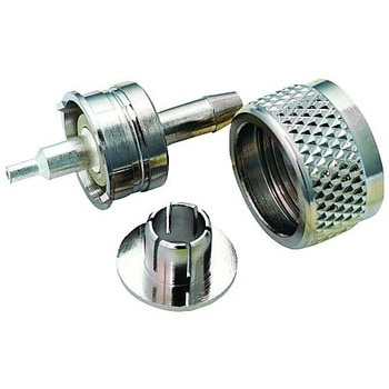 RF/同軸 UHF プラグ ストレート クリンプ AMPHENOL