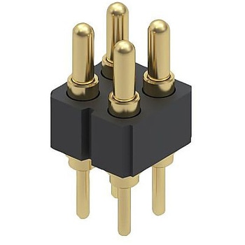 コネクタ ヘッダ 4POS 2列 2.54MM MILL MAX