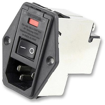 コネクタ 電源 エントリー RCPT 10A 250VAC TE Connectivity Japan(旧:TYCOELECTRONICS(タイコエレクトロニクス))