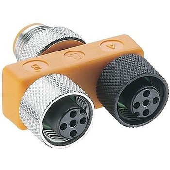 スプリッター M12 コネクタ 2ポート Lumberg Automation