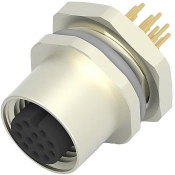 センサー CONN 12POS RCPT M12 パネル TE Connectivity Japan(旧:TYCOELECTRONICS(タイコエレクトロニクス))
