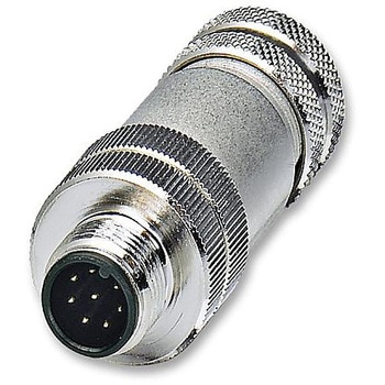 センサー/アクチュエータ プラグ M12 8POS フクハラ