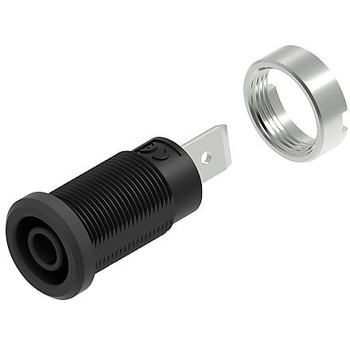 バナナ ジャック 4MM 36A QC ブラック - TENMA(天馬)