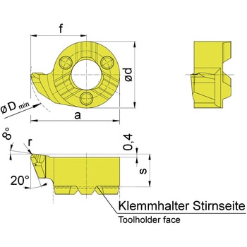ミニ 小径溝入れ加工用インサート LS111～ HORN