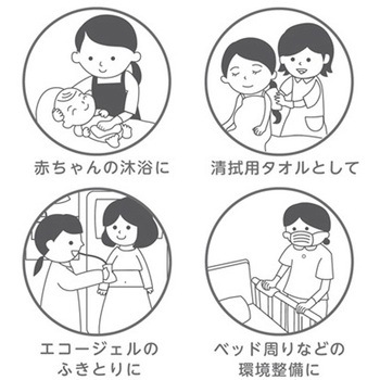 やさしいやわらかディスポタオル 大きめサイズ CocoMedi 50枚×24袋 - イトマン